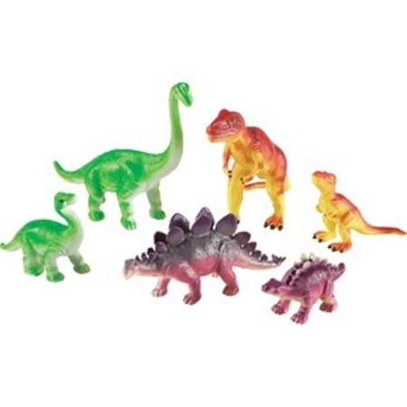LEARNING RESOURCES Toy, Dino, Moma&Babie Set, 6Pieces LRN0836